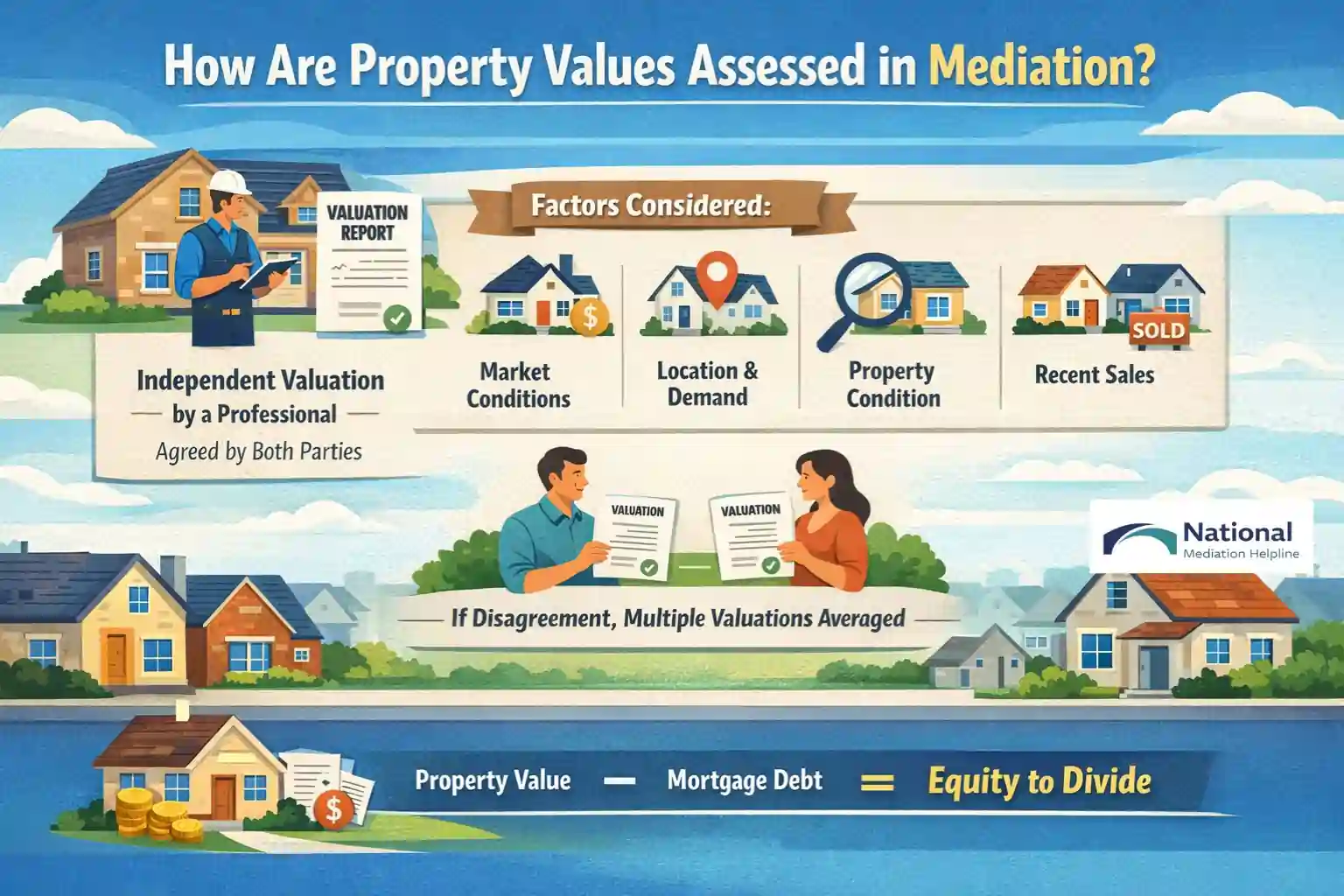 How Are Property Values Assessed in Mediation Exeter?