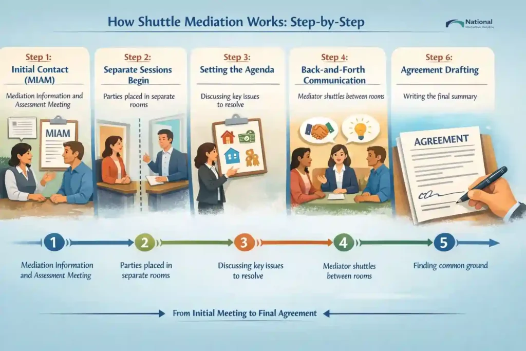 How Shuttle Mediation Works: Step-by-Step Exeter