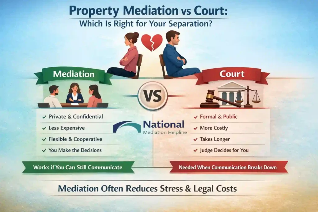 Property Mediation vs Court: Which Is Right for Your Separation Exeter?