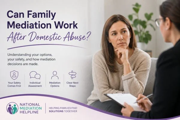 Can Family Mediation Exeter Work After Domestic Abuse?